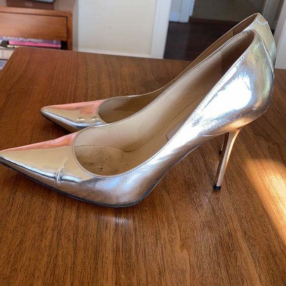 Jimmy Choo Silver Pumps - Picture 5 of 7